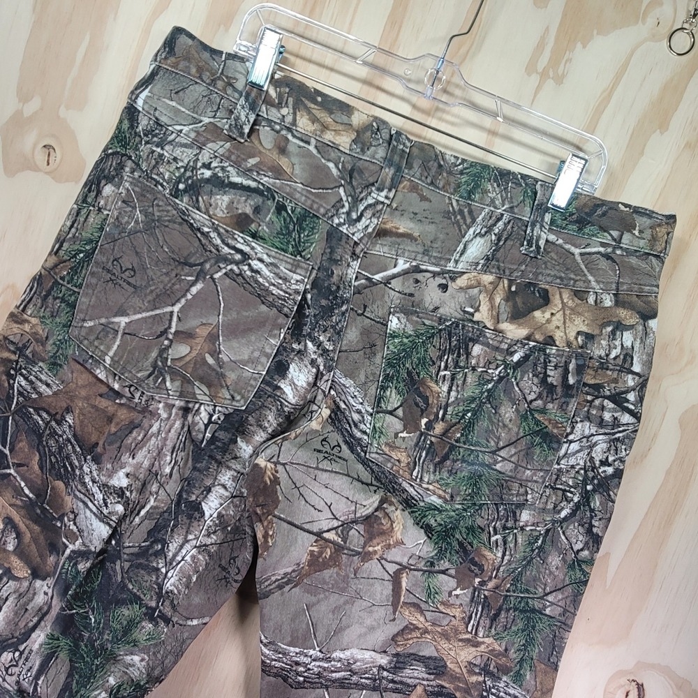 Realtree Camouflage Pants Mens 38x30 Brown Excellent Used Condition Xtra Camo - Picture 5 of 7